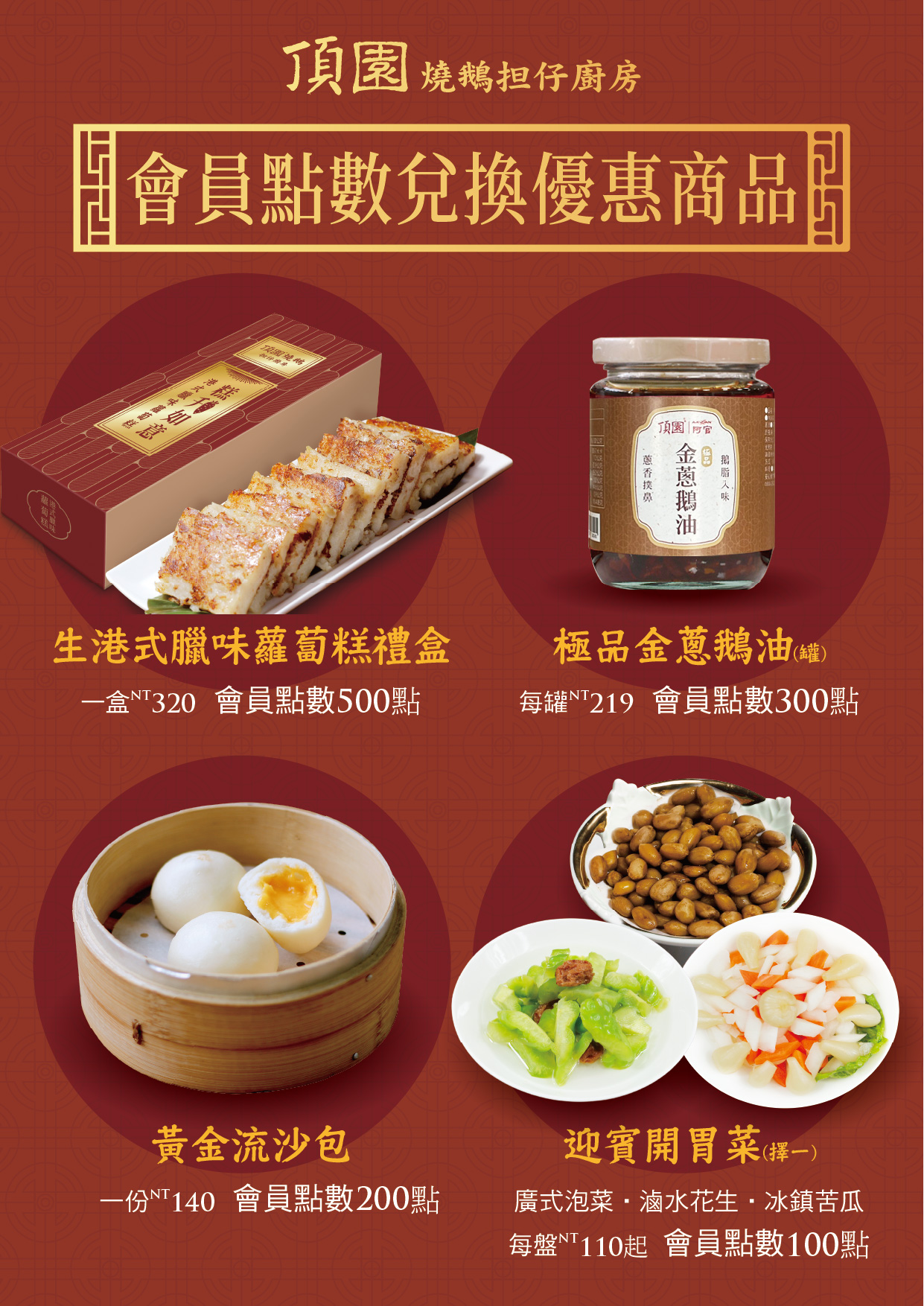 頂園燒鵝點數兌換